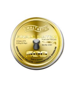 Balines Walther Finale Match Rifle 4,5mm imagen 1