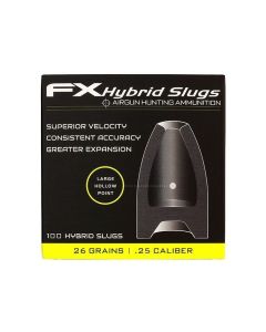 Chumbos FX Slug Hybrid 6,35 mm HP 26,3 gr.
